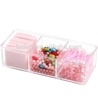 wholesale acrylic clear cube makeup organizer/acrylic desktop organizer/nail polish storage case