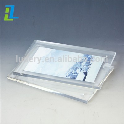 Transparent plastic sign holder a3 a4 a5 a6 a7 paper insert stand