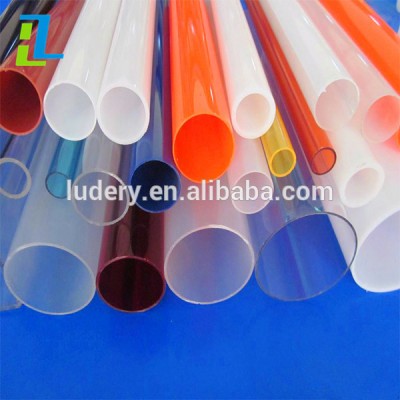 Large heat resistant casting clear acrylic plastic tube