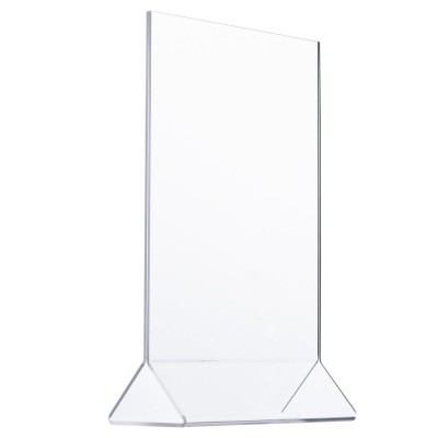 Double Sided Thick Acrylic Sign Holder, Ad Frame 8.5 x 11, Marketing Display