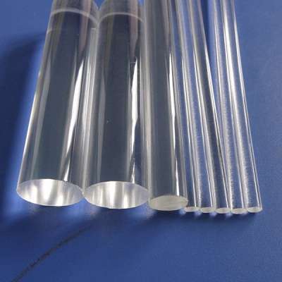 4mm 5mm 6mm 8mm 10mm ABS PP PVC Clear Perspex Acrylic Rod Plastic Bar Round Rod